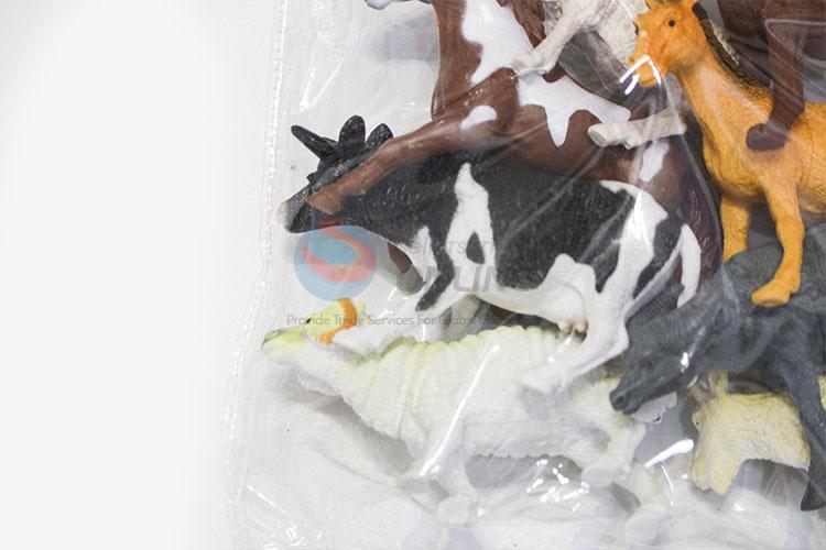 Fancy Design 8 pcs Farm Animal Toys Plastic Models for Kids