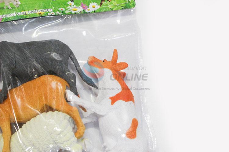 High Quality 4pcs Animal Toys Plastic Toy for Kids