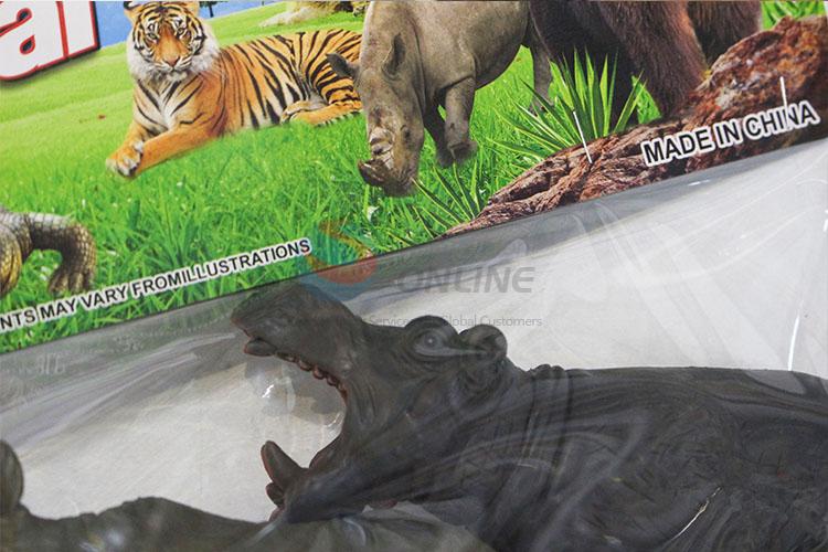 Promotional Item Wild Animal Model Toys 8 pcs Simulation Animal Set and Tree