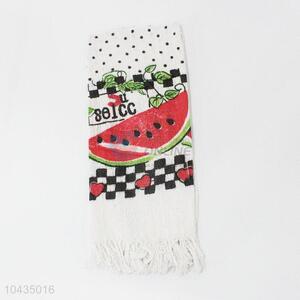Fashion Fruit Pattern Kitchen Towels With Ties