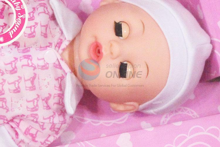 Custom Design Lovely Doll Toys Feeding Set For Girl