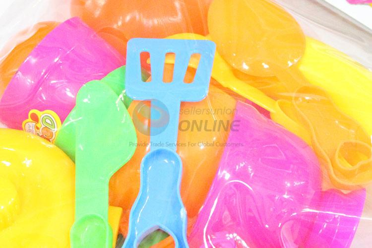 Custom Design Kitchen Play Set Cooking Tableware Toy For Kids