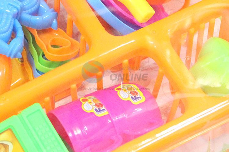 Customized New Arrival Plastic Kid Toys Tableware Tool Set