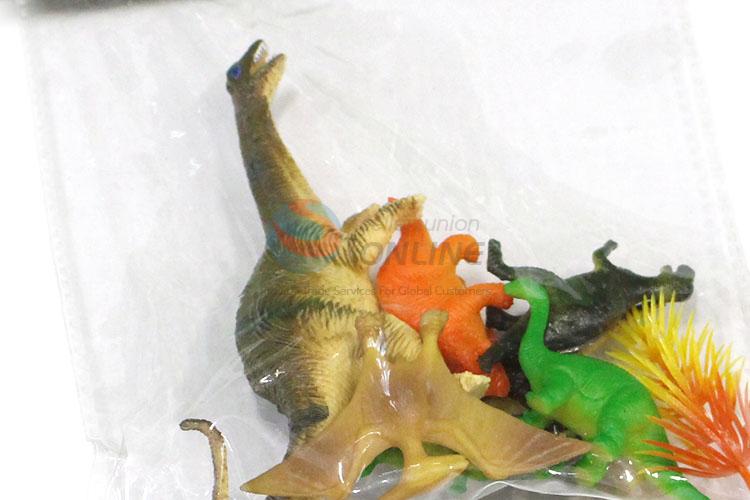 Hot Sale Plastic Dinosaur Model Toy Colorful Animal Toy Set