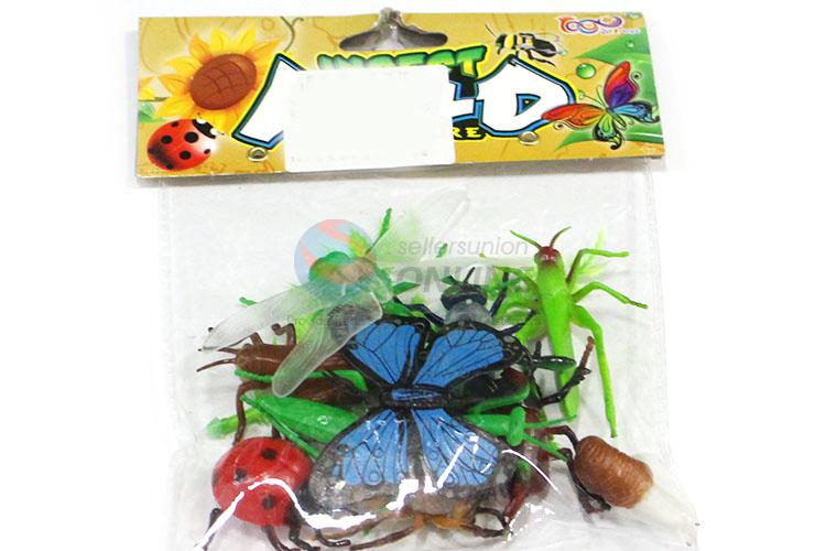 Custom 10 Pieces Simulation Insect Series Animal Model Toy Set