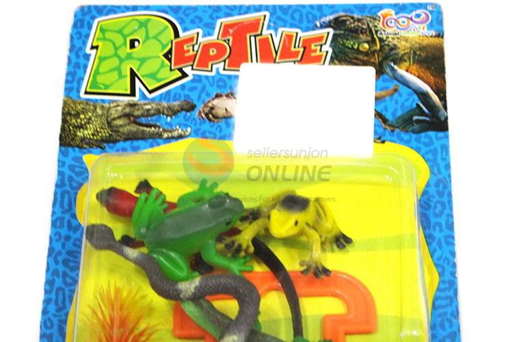 Wholesale Simulation Animal Toy Solid Reptile Animal Model Toy Set