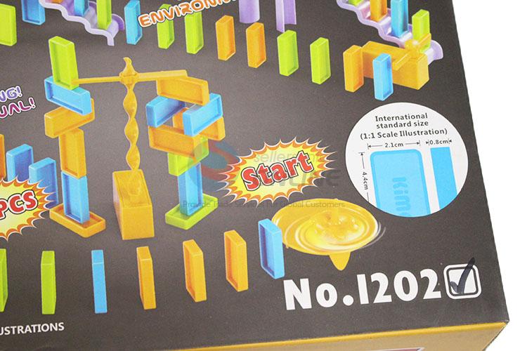 Hot Selling Colorful Domino Toy Kids Racing Toy Blocks