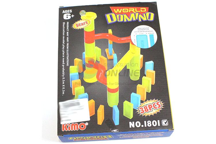 Fashion Design Colorful Domino Game Toy For Children
