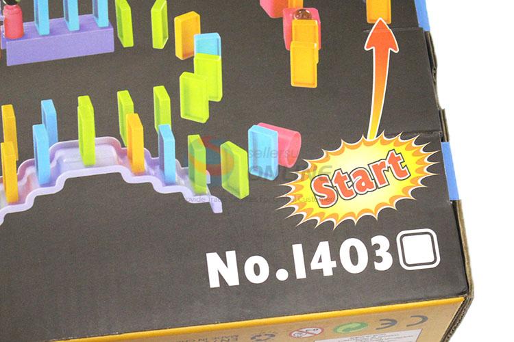 Custom Colorful Plastic Dominoes Educational Toys For Kids