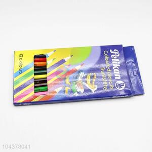 Factory Direct High Quality 12pcs Safe Non-toxic Colored Pencil for Kids