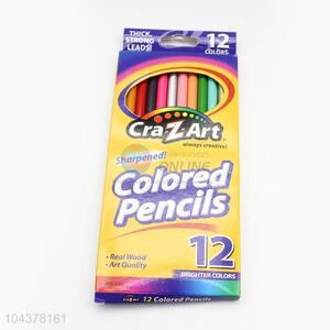 Low Price 12pcs Safe Non-toxic Colored Pencil for Kids
