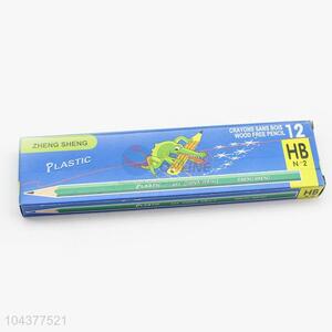 Wholesale Cheap 12pcs Plastic Pencil for Student