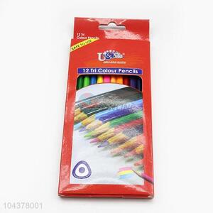 Hot Sale 12pcs Safe Non-toxic Colored Pencil for Kids