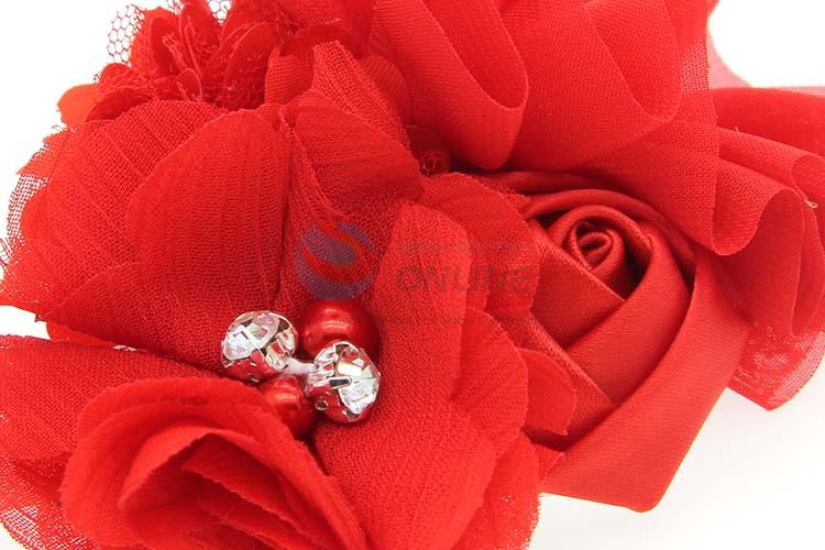 Good Sale Handmade Chiffon Flower Hair Band Beautiful Headband