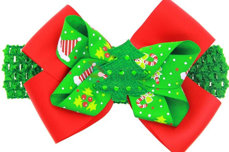 Custom Festival Headwear Colorful Christmas Hair Band For Baby