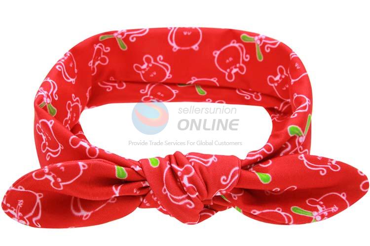 Cartoon Printing Baby Hair Accessory Christmas Hair Band