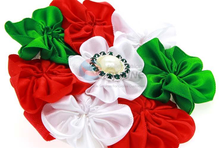 Fashion Colorful Hair Band Christmas Hair Flower For Baby