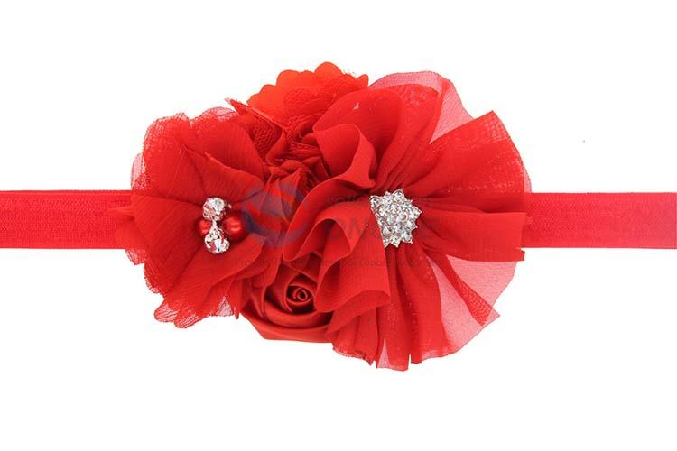 Good Sale Handmade Chiffon Flower Hair Band Beautiful Headband