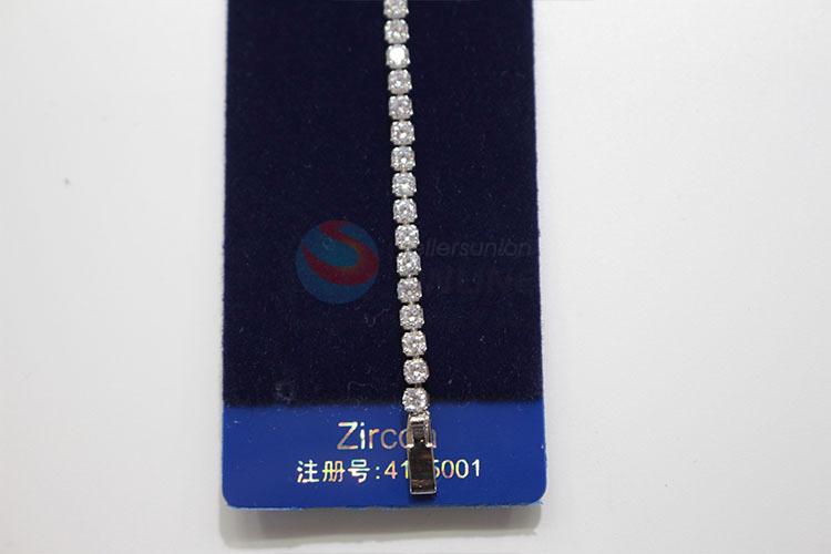 Comfortable latest design zircon bracelet