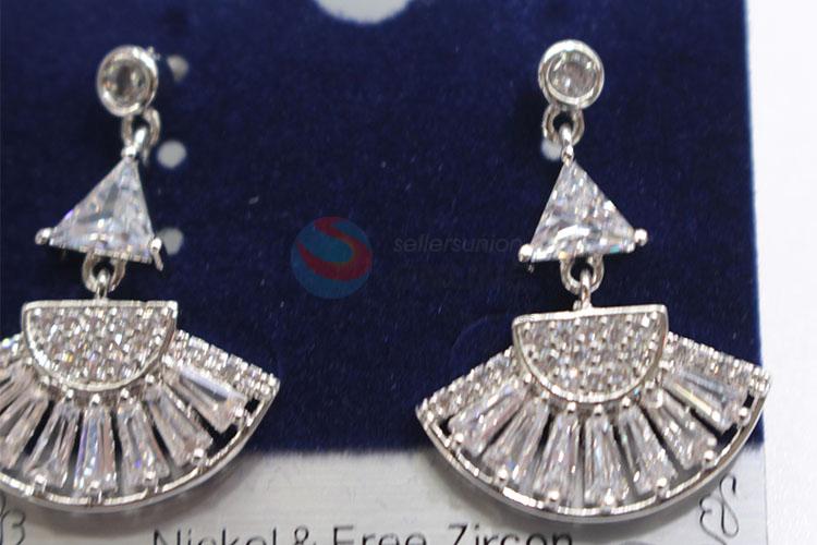 Promotional best fashionable zircon earring