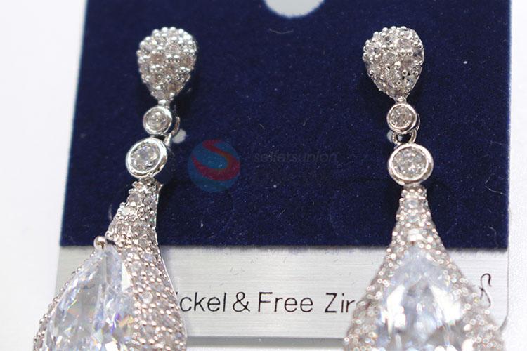 Lovely colorful zircon earring