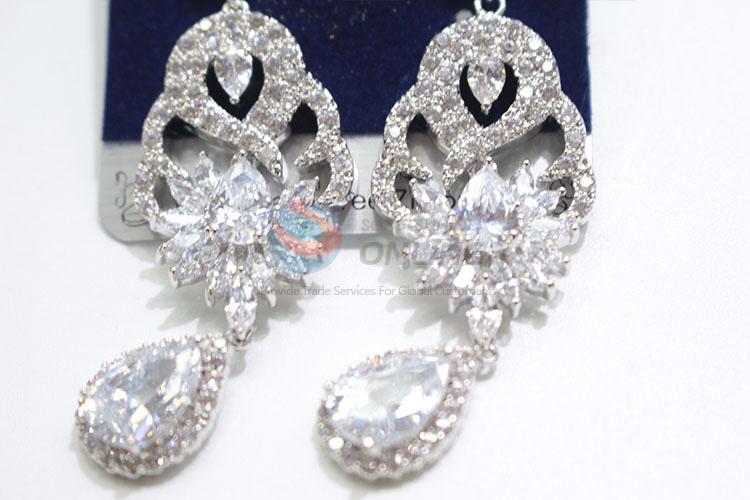 Funny popular zircon earring