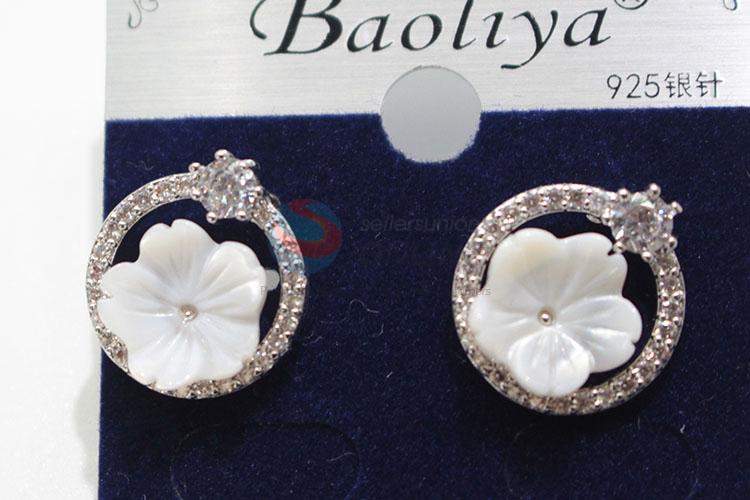 Hot sale fashion design flower ear stub