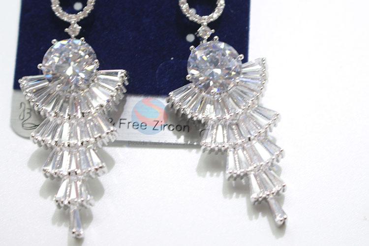 Professional factory zircon earring