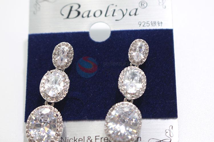 Beautiful design zircon earring