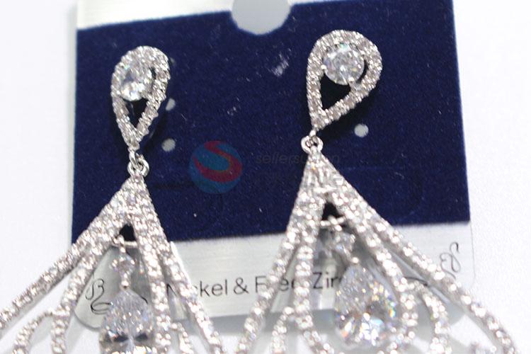 High quality zircon earring