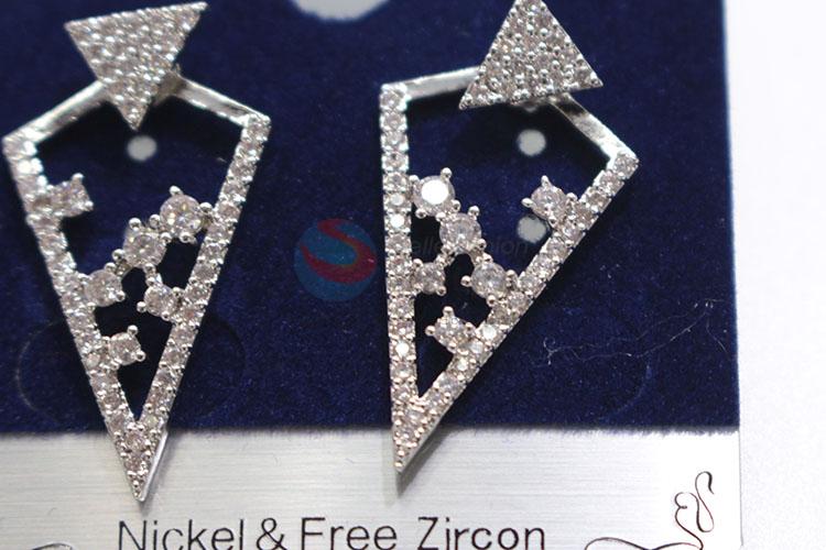 Colorful promotional zircon earring