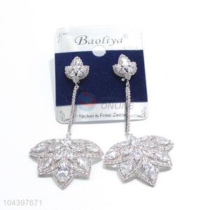 Bottom price zircon earring