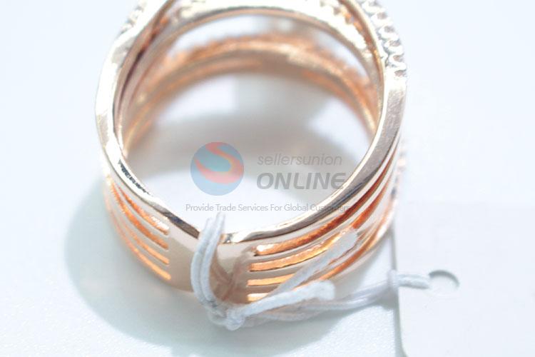 Factory promotional customized zircon ring