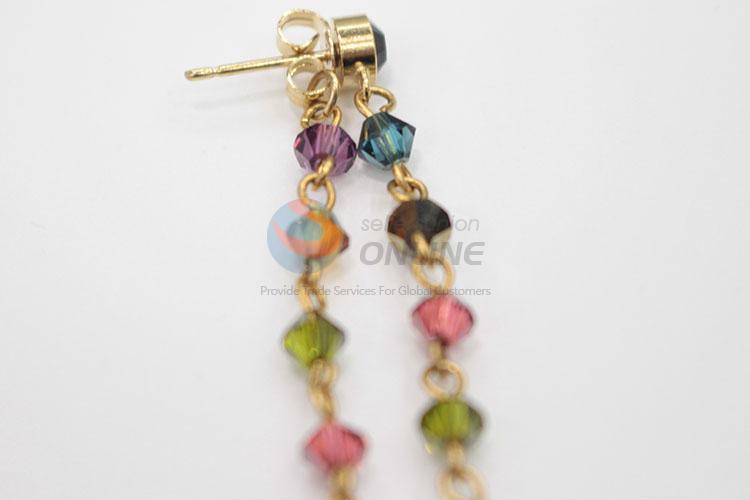 Lovely colorful earring jewelry