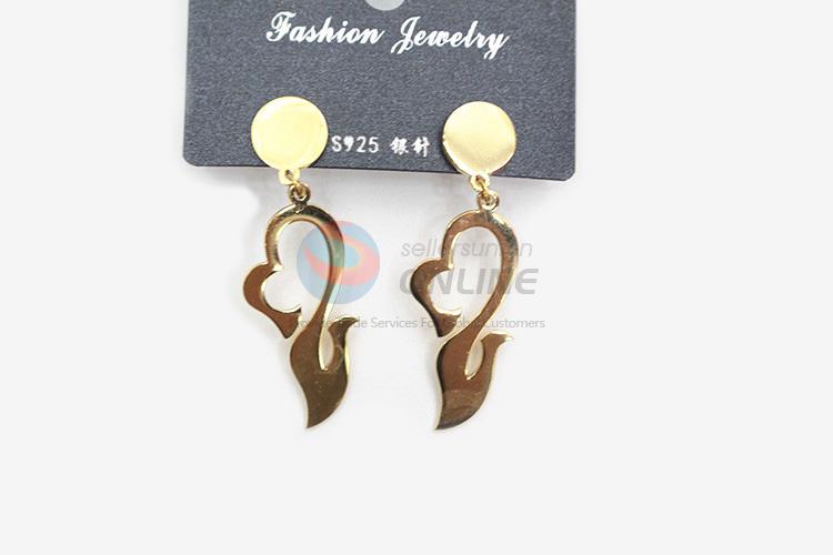 High quality promotional women stainless steel geometric earrings