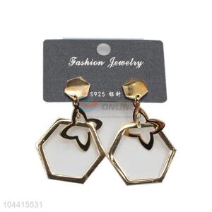 Good quality top sale women stainless steel geometric earrings