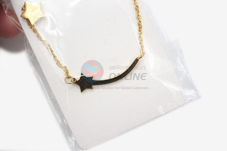 Wholesale promotional custom women stainless steel necklace&earrings set