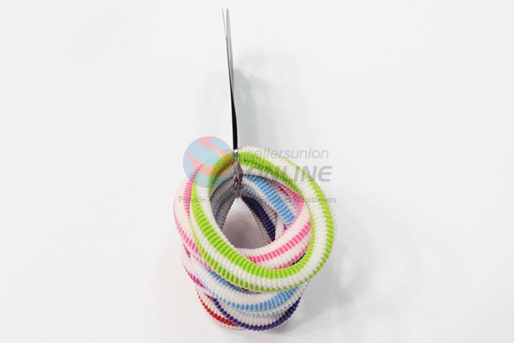 Striped decorative hair ties,hair ring for girls