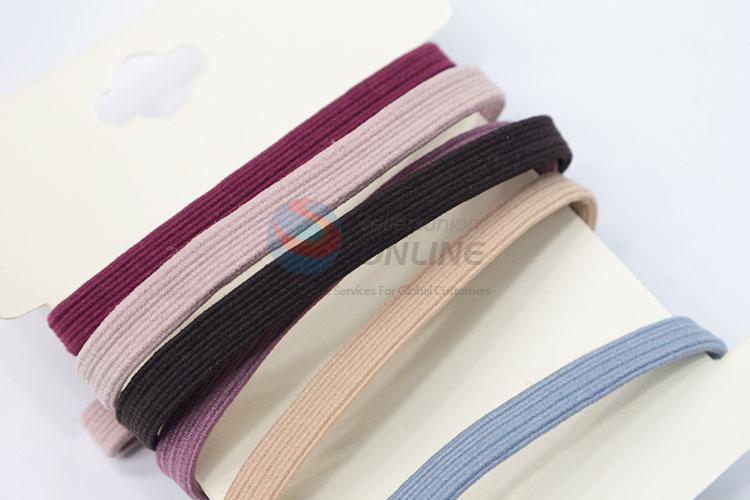 Popular nylon bowknot elastic hair ring