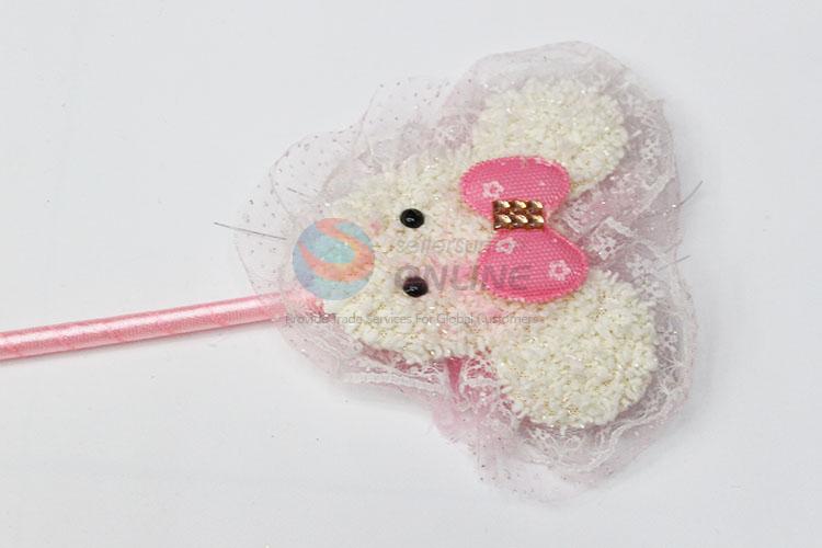 Latest Design Cartoon Lovely Ball Point Pen with Rabbit Top