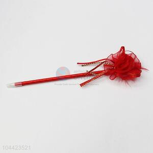 Cheap Price Plastic Ball-point Pen with Flower Top