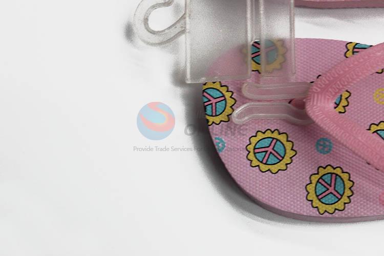 Factory promotional price priting flip flops for children
