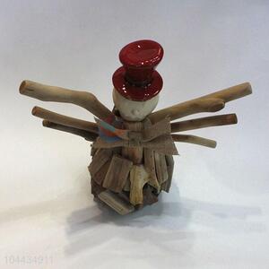 Creative design wooden snowman