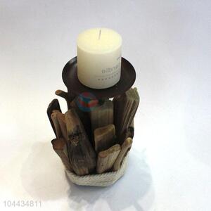 Newest design low price wooden candleholder