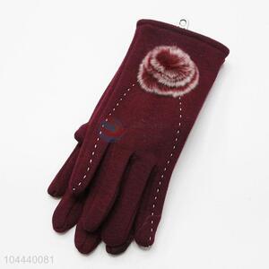 Factory Sales Winter Women Warm Mitten Fashion Gloves