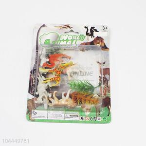 High sales colorful animal model toy set