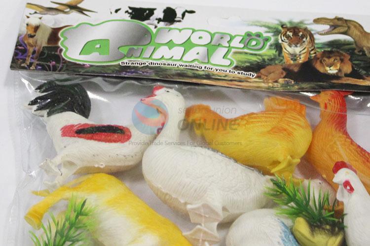 Low price new arrival 10pcs farm animal model toy set