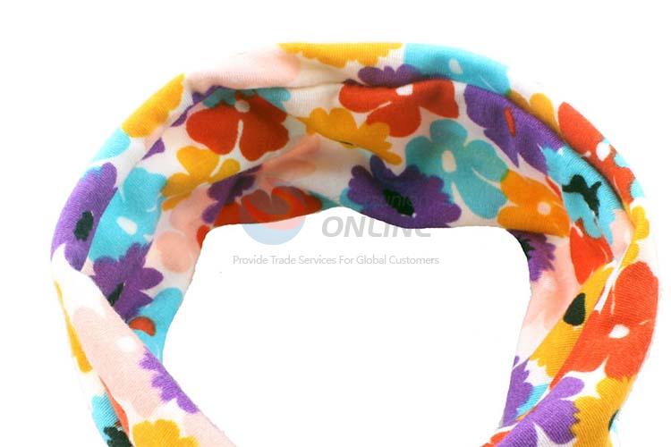 Hot Sale Rabbit Design Flower Printing Hairband For Baby