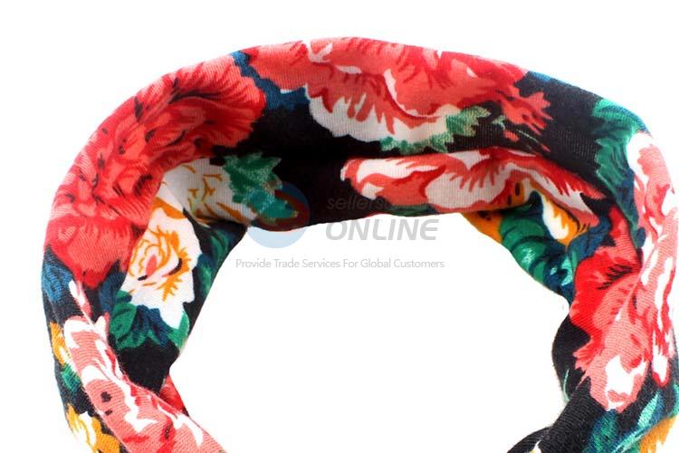 High Quality Rabbit Design Flower Printing Hairband For Kids