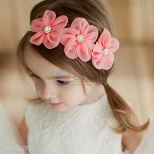 Best Selling Chiffon Flower Headband For Girl